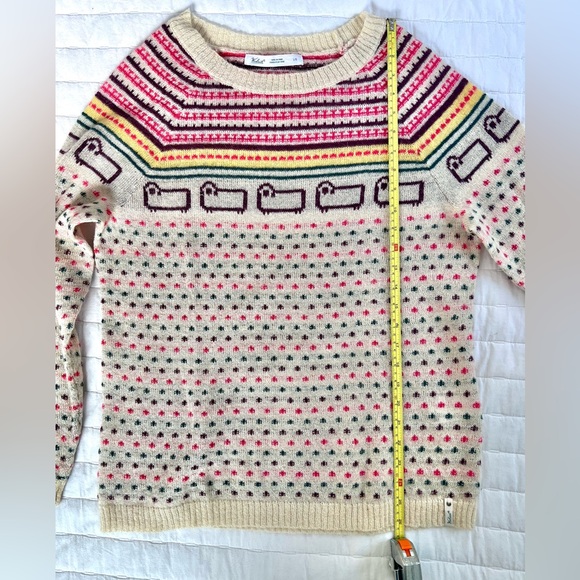 Woolrich Vintage Women's Fair Isle Sweater Size L EUC - Picture 8 of 9